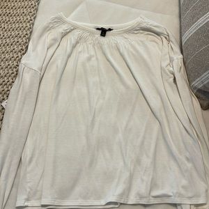 Banana Republic cream blouse